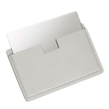 Small Pocket Mirror Travel Mirror Stainless Steel Gray 2.5 x 3.8 Inch