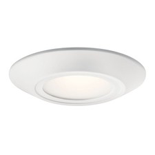 Kichler 43870WHLED30B 12.5W LED Flush Mount Ceiling Light White 3000K