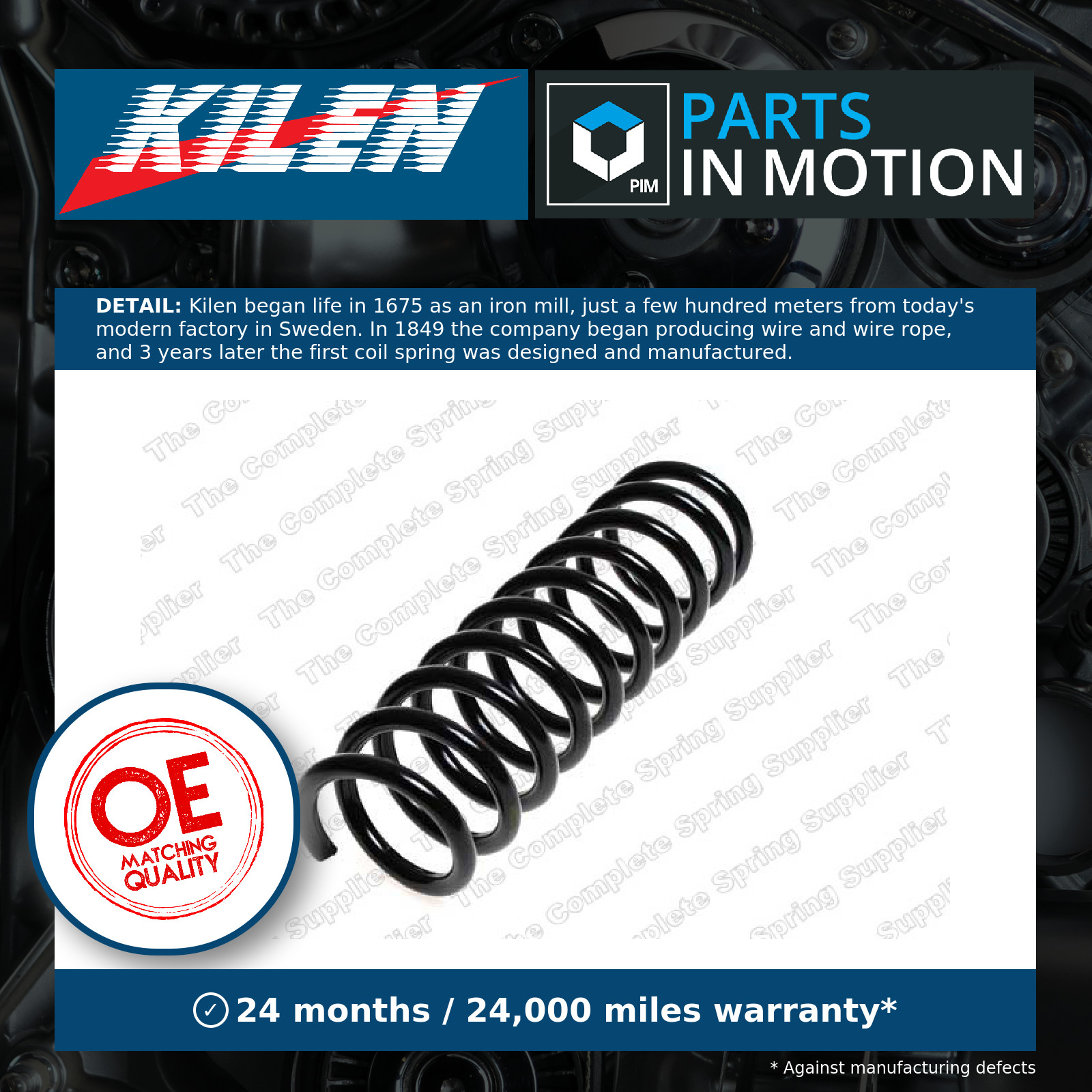 ✅Fits LESJOFORS LS4227587 Coil spring LS4227587 Coil spring rear L/R ⭐UK Seller⭐ - Image 8
