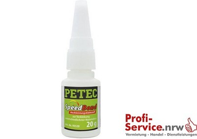 PETEC 93520 SpeedBond Hochleistungsklebstoff 20G universal Sekundenkleber