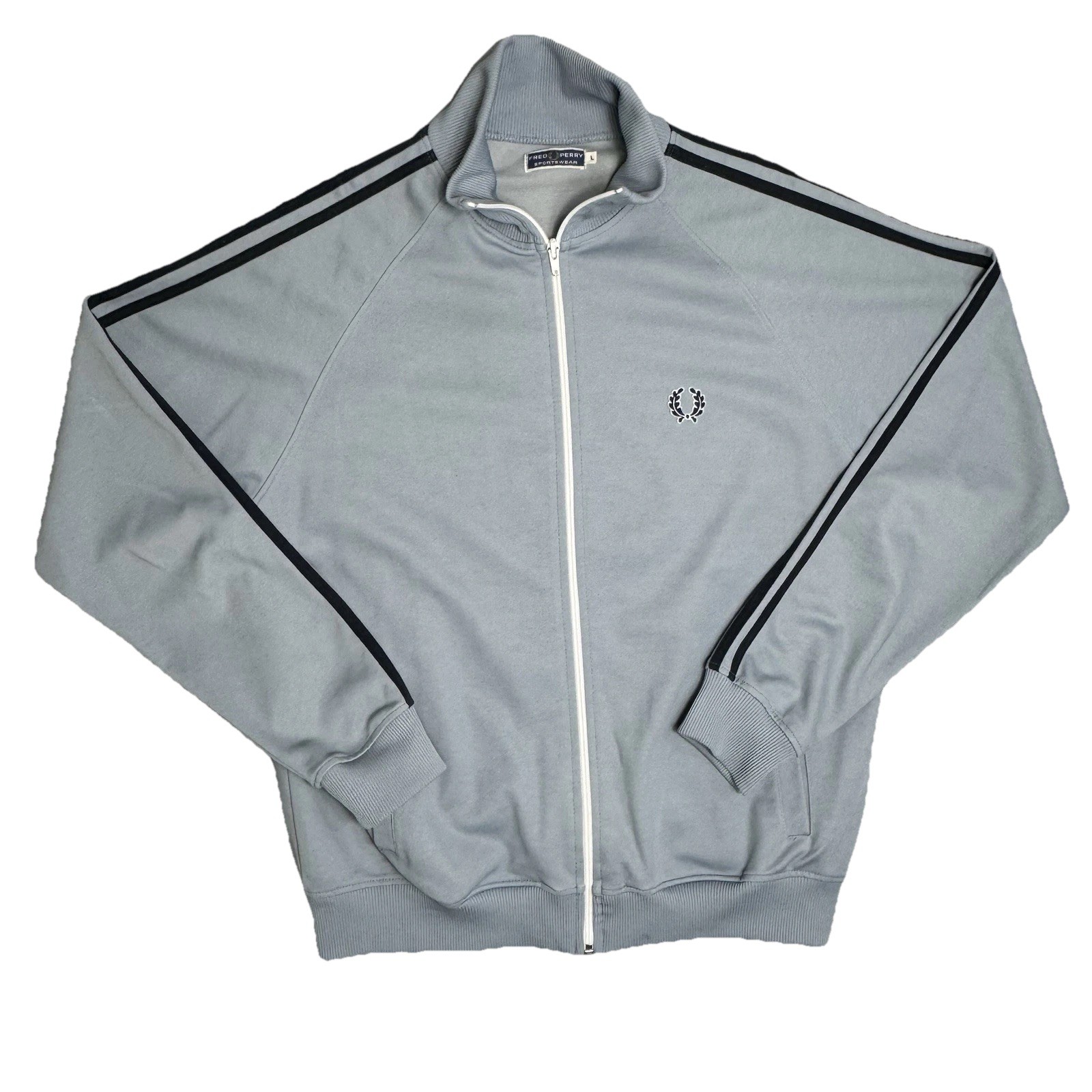 Fred Perry Sportswear Vintage Blue/grey Tracksuit Track Jacket Casuals Mens XL