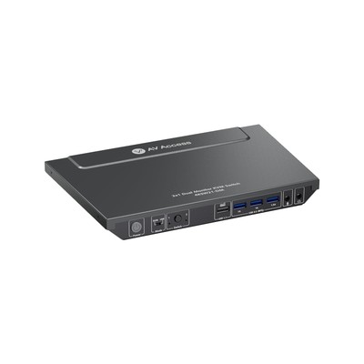 AV Access KVM Switch 2 Monitors 2 Computers, 4 USB, EDID, Fast Hotkey Switch,...