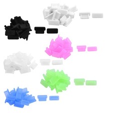 Tablet Rubber USB Type C Female Port Anti Dust Cover Cap Protector 20pcs