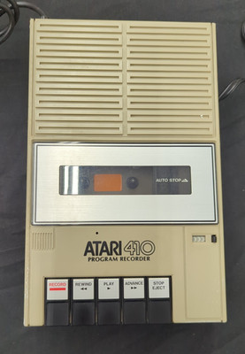 Atari 410 Program Recorder Cassette Tape Player Parts/Repair W/ Box Instructions