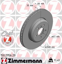 2x ZIMMERMANN Bremsscheibe COAT Z 150.2956.20 f�r F90 X5 X4 G30 X3 BMW G31 G01