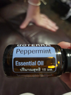 doTERRA Peppermint Essential Oil 15 mL Amber Glass Bottle For Aromatherapy