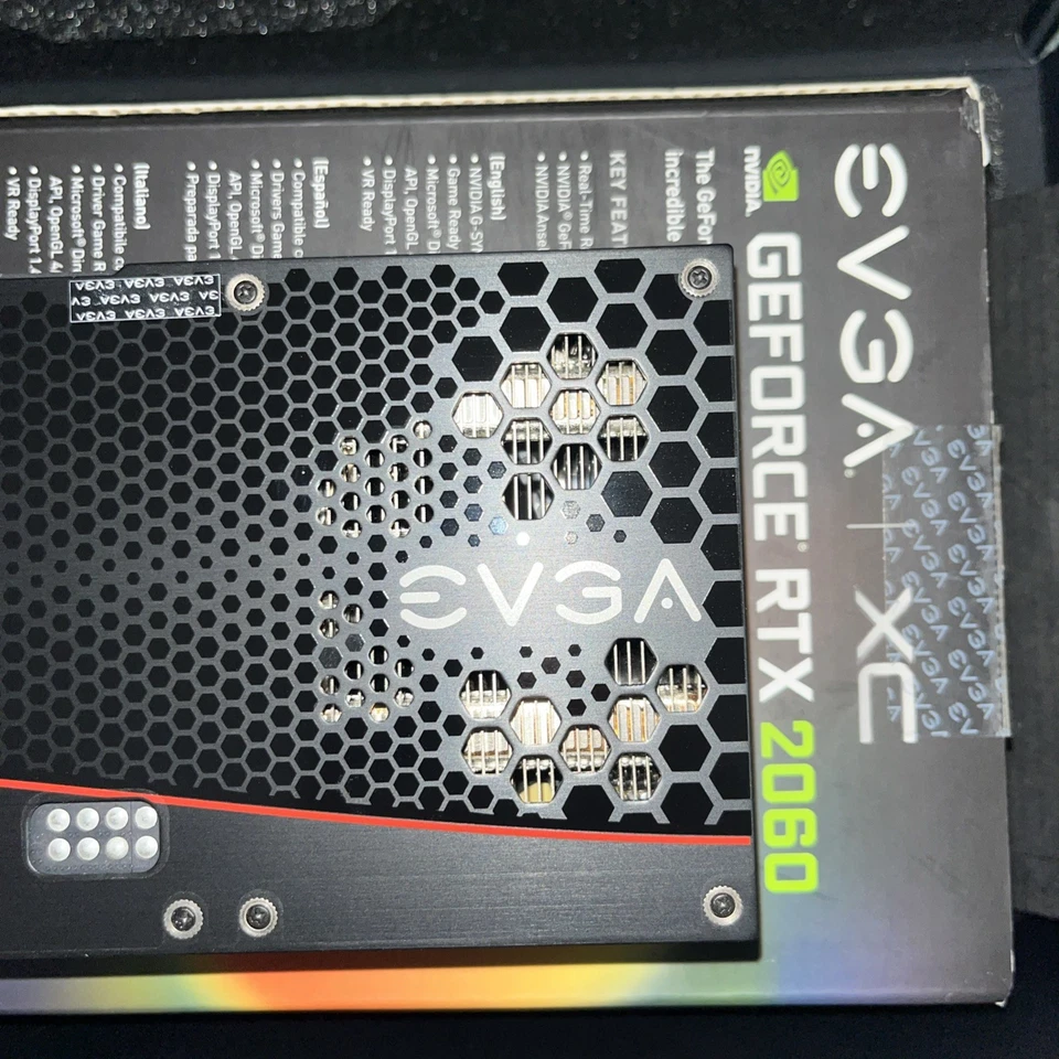 EVGA NVIDIA GeForce RTX 2060 12GB XC Black GDDR6 Graphics Card (12G-P4-2261-KR) - Image 3 of 4