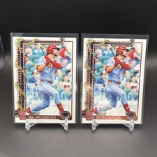 2025 Topps Holiday Alec Burleson #H64 Cardinals (2) Cards
