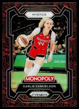 2024 Panini Prizm Monopoly WNBA Karlie Samuelson #33 Classic Icons Red Prizm