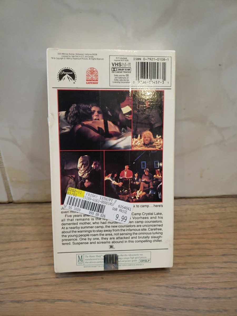 Friday the 13th - Part 2 (VHS, 1994) for sale online | eBay
