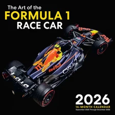 Quarto,  Formula 1 2026 Wall Calendar, 12'' X 12'', 16-Month Calendar with Stapl