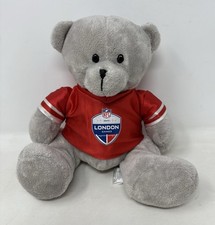 NFL London Games 2017 Soft Plush Toy Grey Bear American Football Memorabilia *L1