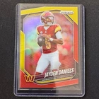 🫐zd 2025 PANINI PRIZM NFL RED AND YELLOW JAYDEN DANIELS /44