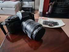 Pentax P30n 35mm SLR Film Camera Body w/Sirius SR-G 70-200mm f/4.5-5.6 Zoom Lens