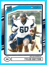 Tyler Guyton Dallas Cowboys 2024 Panini-Donruss RC