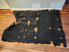 2011-2016 Ford F250 Extended Cab Interior Floor Carpet Panel Black Flow Through