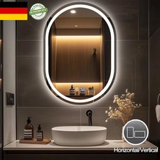 Bluetooth Badspiegel LED Badezimmerspiegel mit Beleuchtung Touch Wandspiegel