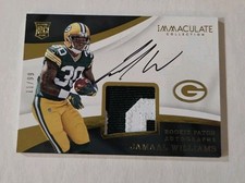 2017 Panini Immaculate Jamaal Williams RPA /99 Green Bay Packers