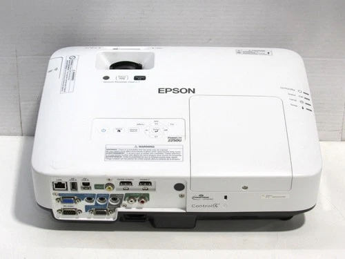 Epson PowerLite 2250U 3LCD WUXGA Projector 5000 Lumens 1773 Lamp Hours Tested