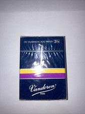 VANDOREN Clarinette Alto REEDS. STRENGHT 3.5 10 REEDS UNOPENED BOX