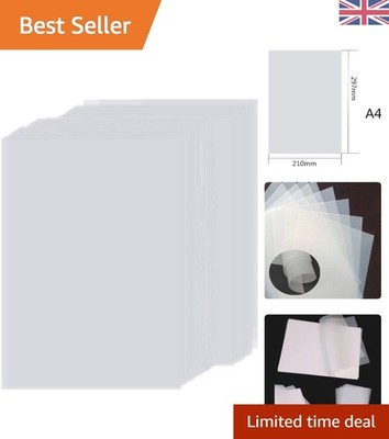 Hochwertiges 50 Blatt A4 Pergamentpapier - transparentes Transparentpapier zum Zeichnen...