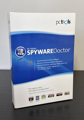 PC Tools Anti-Spyware Doctor 2008 Protects Up to 3 Computers Factory Sealed