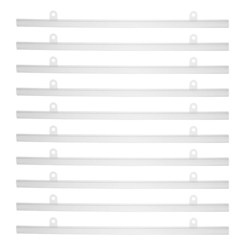 10 Pcs Pvc Poster Gripper Scroll Frame Hanger Rail Clips for Map | eBay