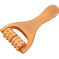Ergonomischer Faszien Roller Aus Holz - Ideal FüR Muskelentspannung Und Wellness