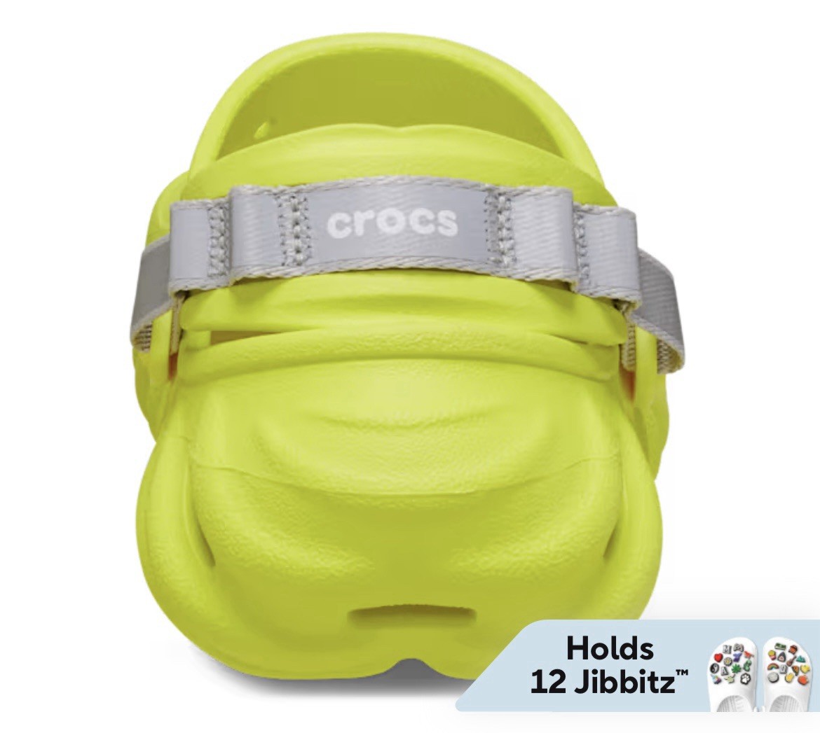 Crocs Echo Mossy green w/neon yellow adjustable straps Unisex Mens 7 Womens 10 Crocs Echo Clogs Moss Green Unisex Adults MSRP $70 | eBay main image 3