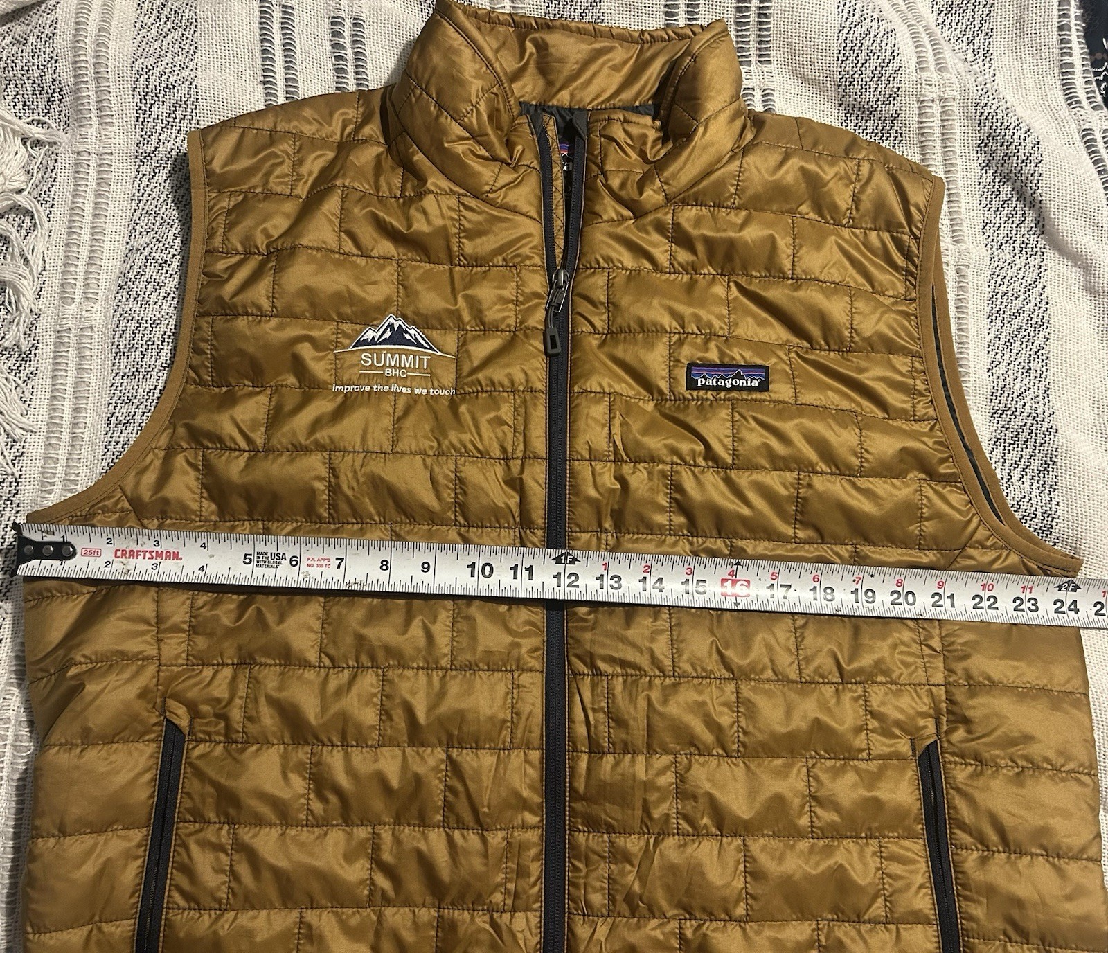 Patagonia Mens Nano Jacket Puffer Vest XL Raptor Brown NWT FA24 84242 thumbnail 6
