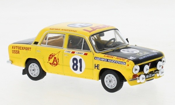 IXO IXORAC410.22 1/43 Lada 1600 R Rallye Acropolis 1977 #81 S Ready Model