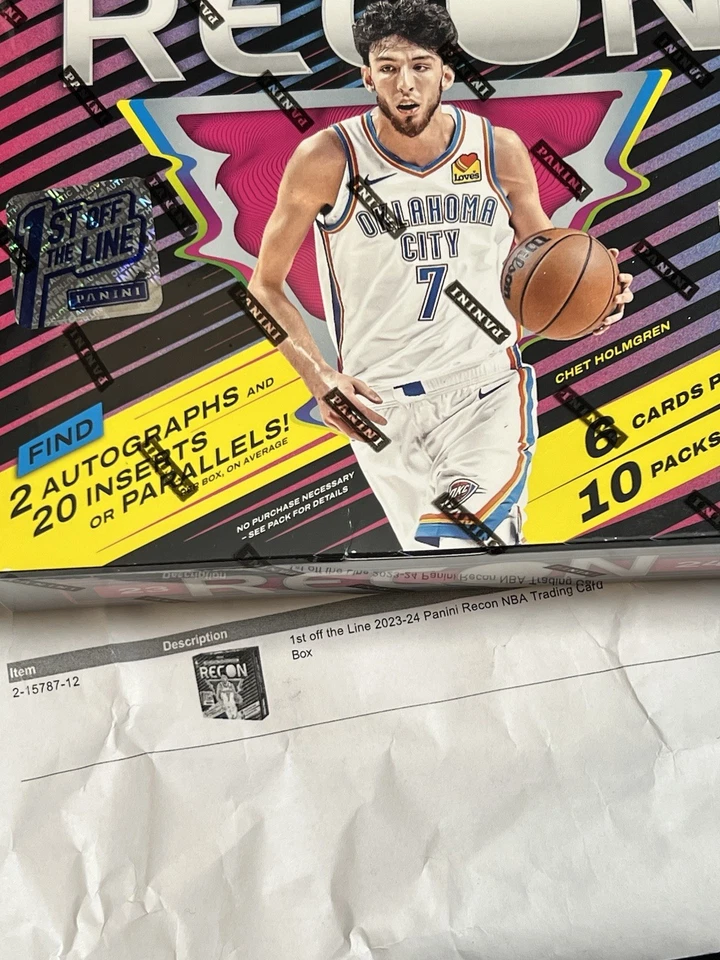 2023-24 Panini Recon FOTL Basketball Hobby Box Sealed Victor Wembanyama Rookie - Image 4 of 4