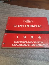 1994 LINCOLN CONTINENTAL FACTORY ELECTRICAL WIRING DIAGRAMS SERVICE MANUAL 