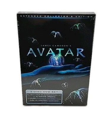 James Cameron's Avatar 3-Disc DVD Set Extended Collectors Edition