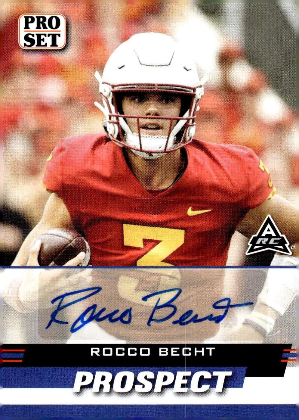 2022 Pro Set Sports #PSP-RB1 Rocco Becht Prospect Autographs