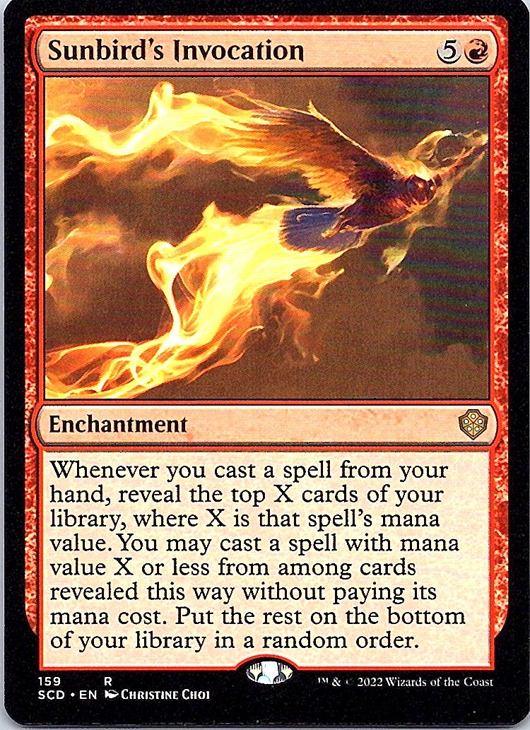 SUNBIRD'S INVOCATION 159 R STARTER COMMANDER DECKS