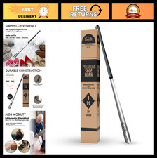 Extra Long 30" Metal Shoe Horn for Seniors Adults - Easy Slip-On Aid for Boots