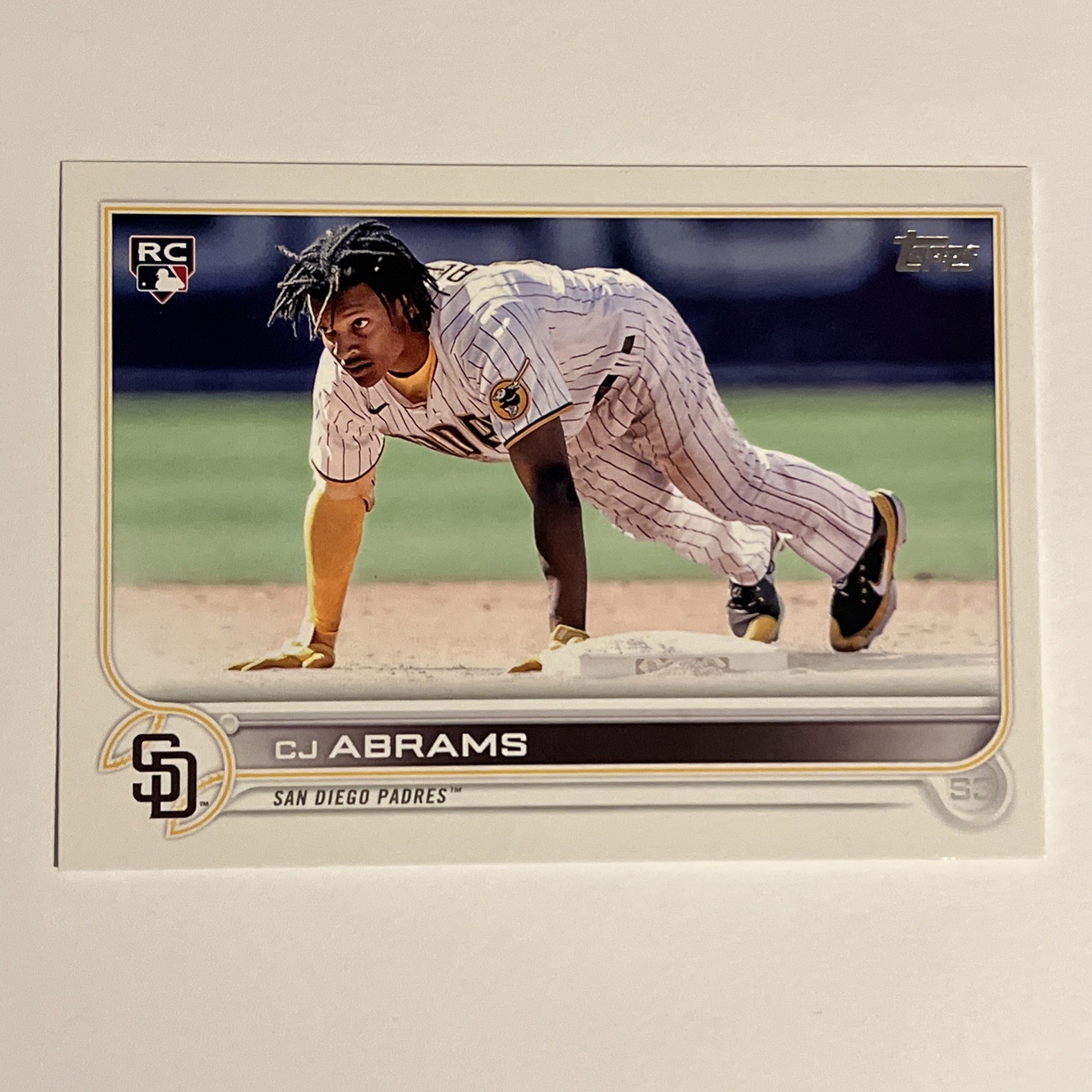 CJ Abrams 2022 Topps Update Photo Image Variation RC Rookie SP Short Print #US34