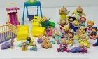 Cabbage Patch Kids PVC Mini Doll Figures 1984 Vintage Lot of 24 & Accessories