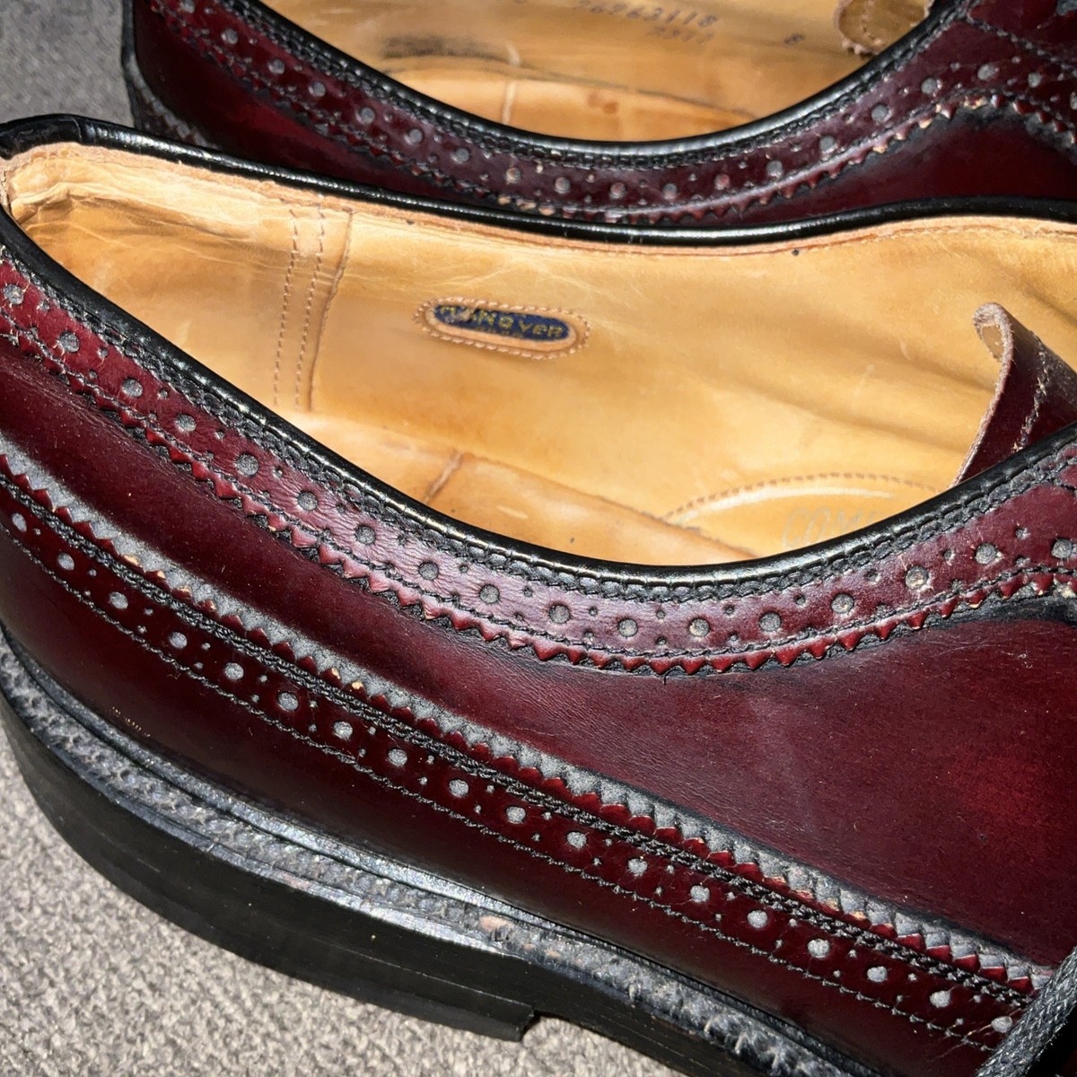 HANOVER LB SHEPPARD SIGNATURES Wing Tip Shoes 10 1/2 E/C | eBay