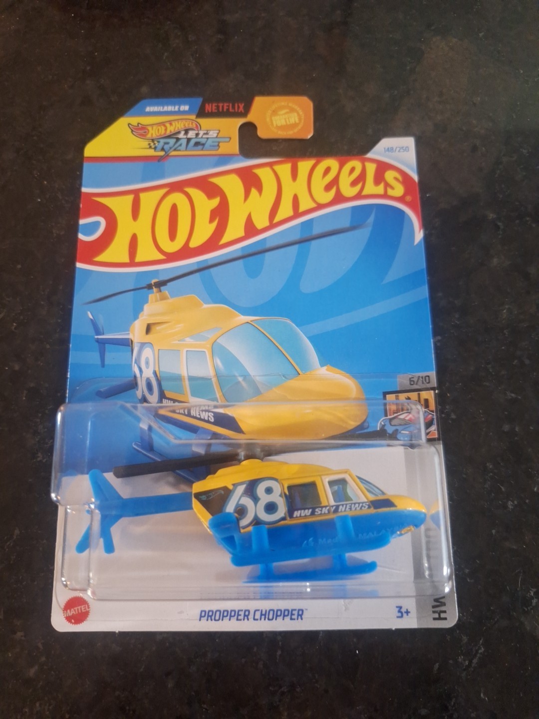 Hot Wheels - 2024 HW Metro 6/10 Propper Chopper 148/250 (BBHTB18)