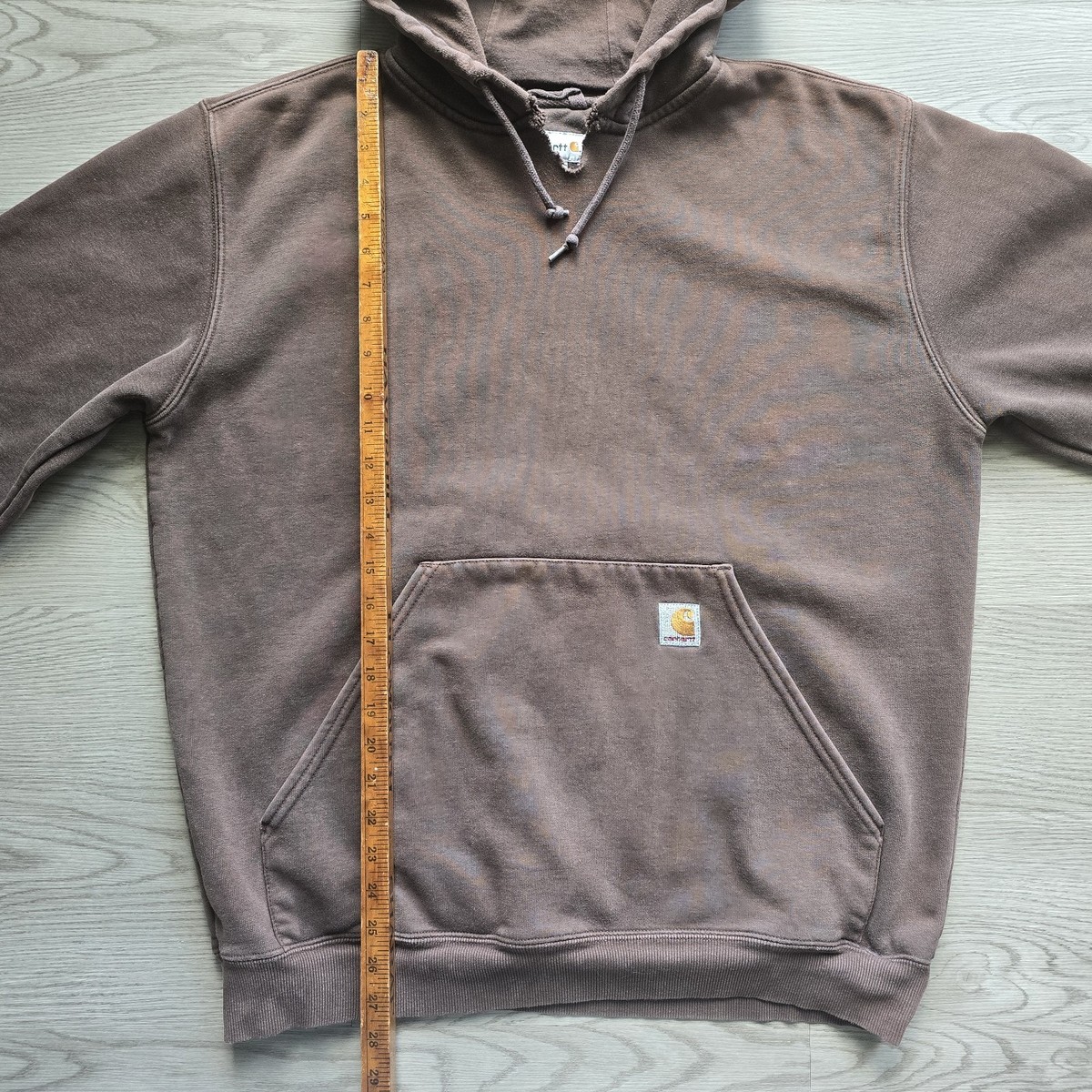 Vintage 90s Carhartt Heavyweight Distressed Faded Hoodie