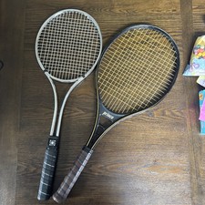 Prince Pro Tennis Racquet Vintage 1979 4 1/4 Black With Cover Preowned Original