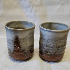 Paar Hagi Yunomi Teebecher aus Yamaguchi,Japa...