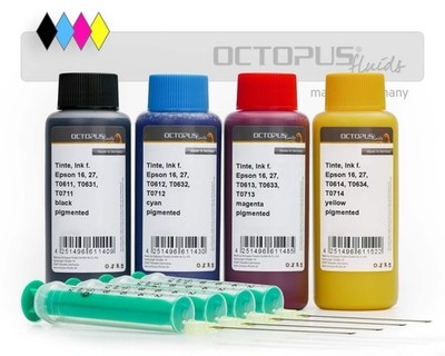 400 ml Druckertinte für Epson 16 27 T061x T063x T071x Patrone Stylus D68 D78 D88