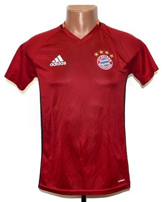 BAYERN MÜNCHEN 2016/2017 TRAINING FUSSBALL SHIRT TRIKOT ADIDAS GRÖSSE S ERWACHSENE