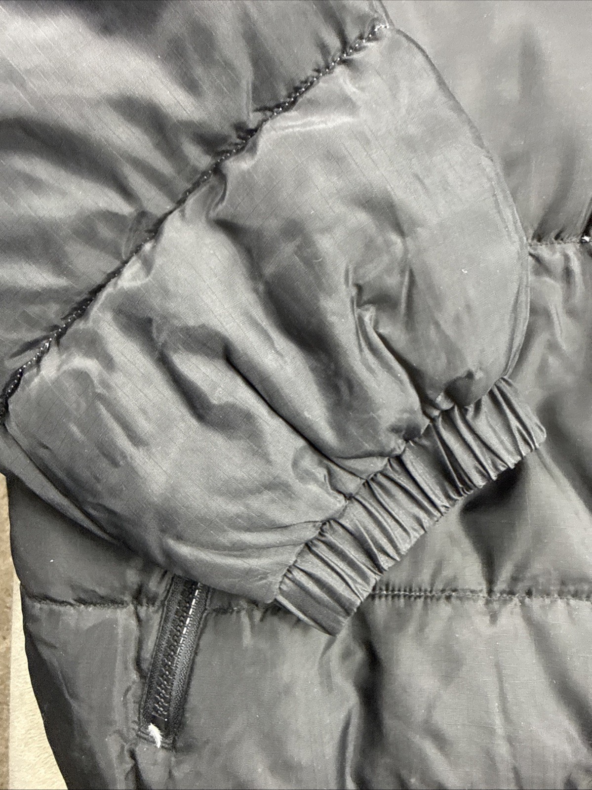 First Down Sub Zero Down Puffer Small Jacket Blac… - image 4