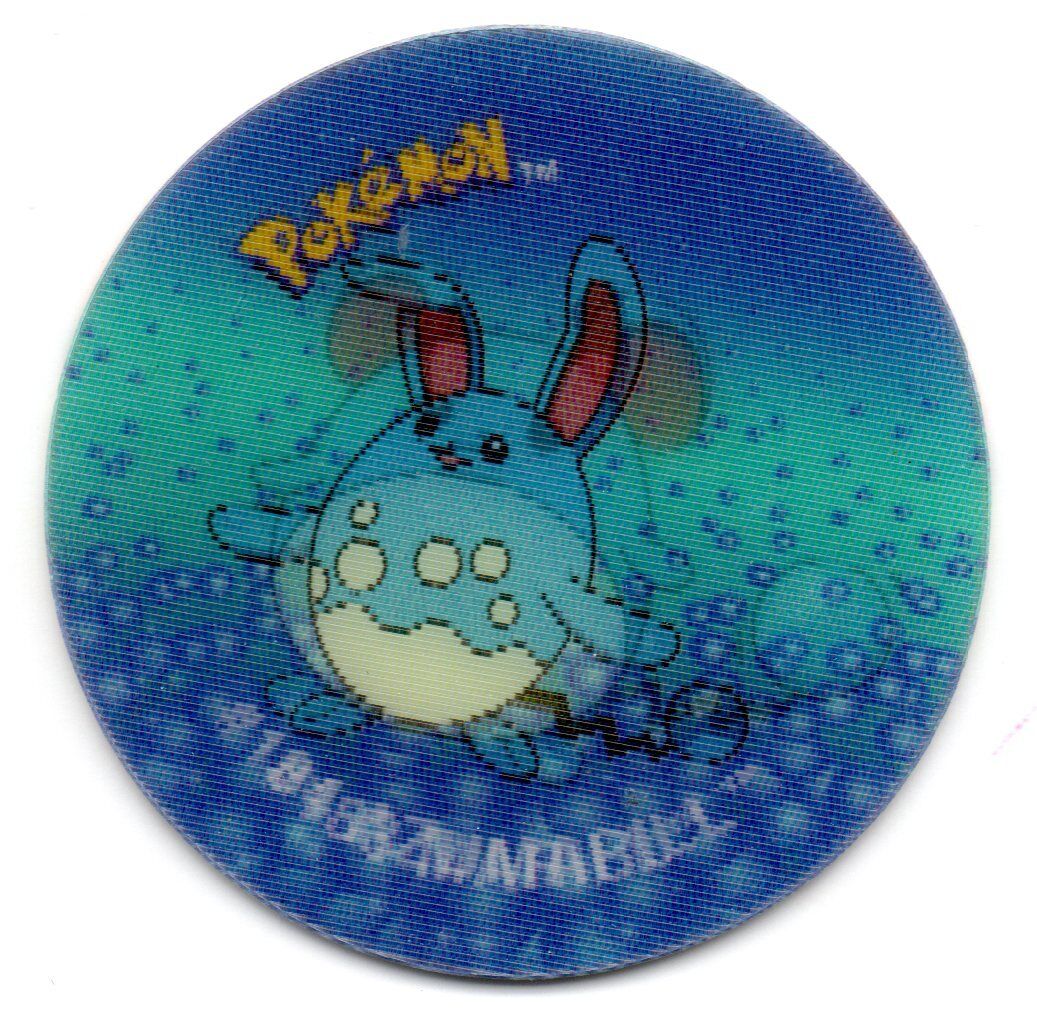 183 MARRILL #184 AZUMARRILL TAZO Nº30 POKEMON TAZOS FLIPPO 183 MARRILL #184 AZUMARRILL TAZO Nº30 POKEMON TAZOS FLIPPO