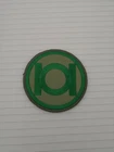 Green Lantern For Superhero Movie Logo Hook Loop Patch Badge Embroidered Green