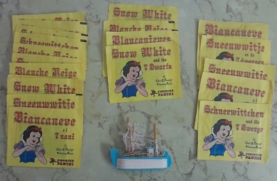 Snow White and 7 Dwarfs 1980s Panini 20 packets | eBay